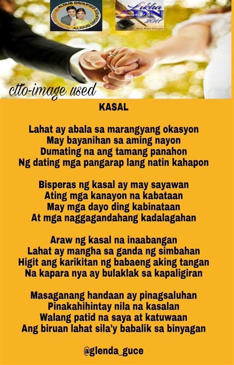 Tagalog speech sa kasal